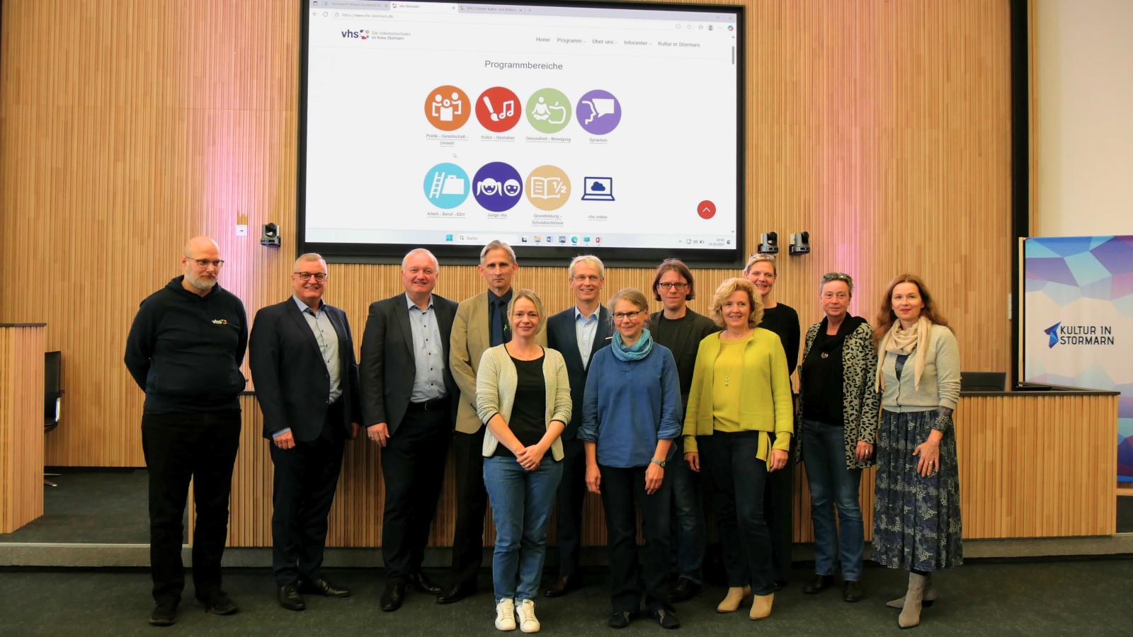 Präsentation der vhs Homepage alle